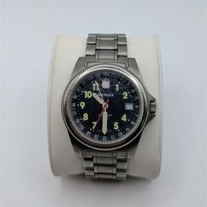Wenger Swiss Titanium Field Watch 38mm 24Hr Date 097.0665 Quartz